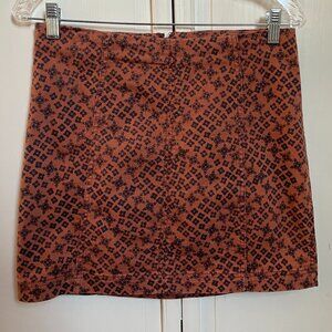 Free People Printed Skirt